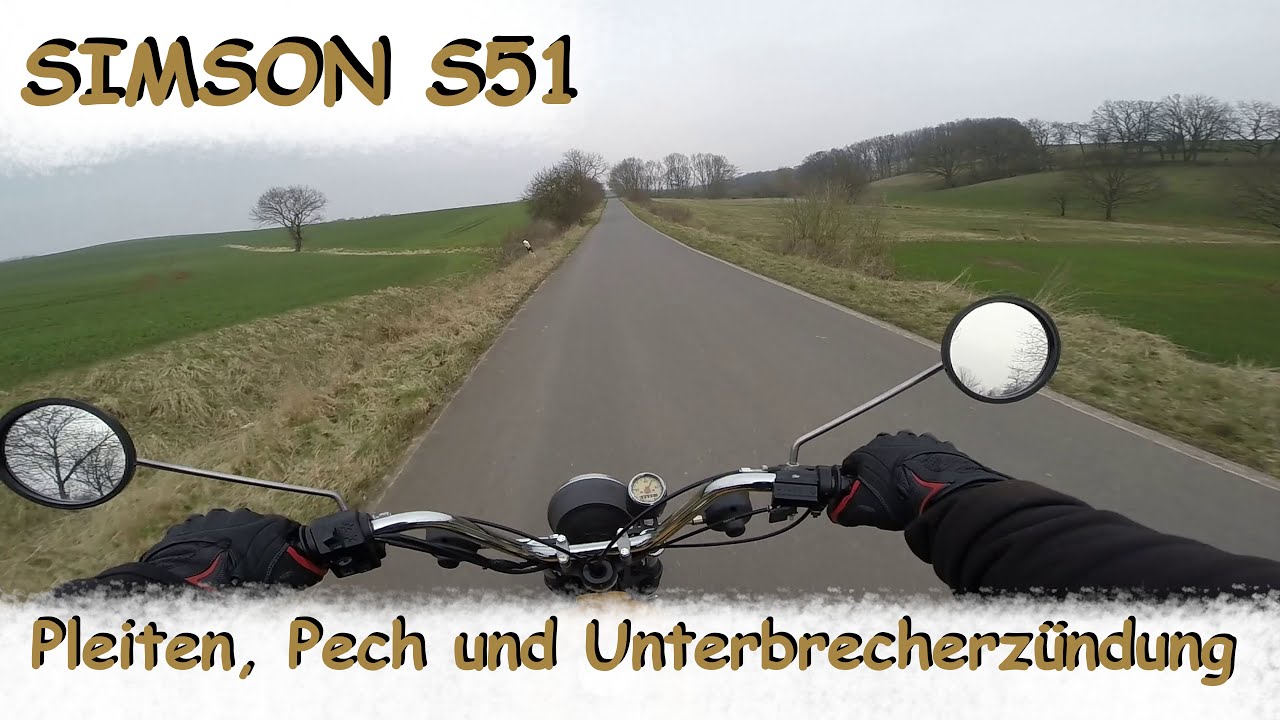 Simson S51 | Pleiten, Pech und ... Unterbrecherzündung | Datta | Ellkolben