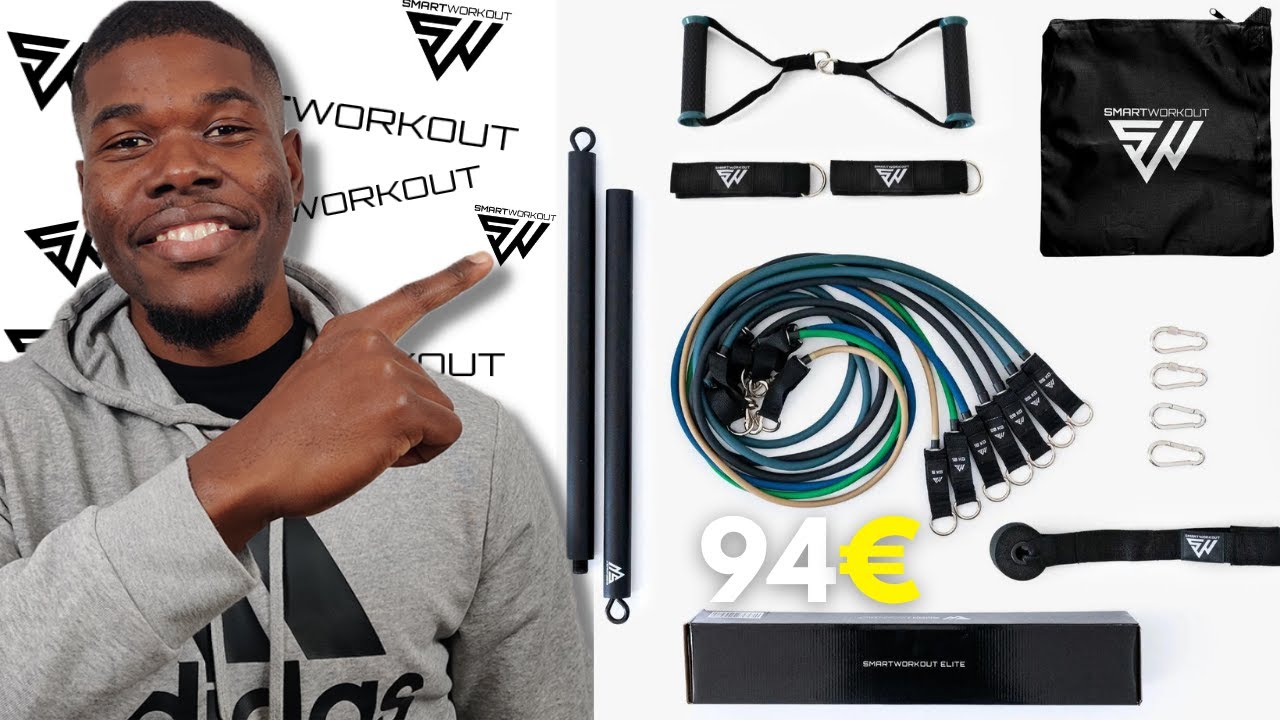 KIT ÉLASTIQUE SMARTWORKOUT ÉLITE de 160KG ! #1 (avis) #fitness #musculation