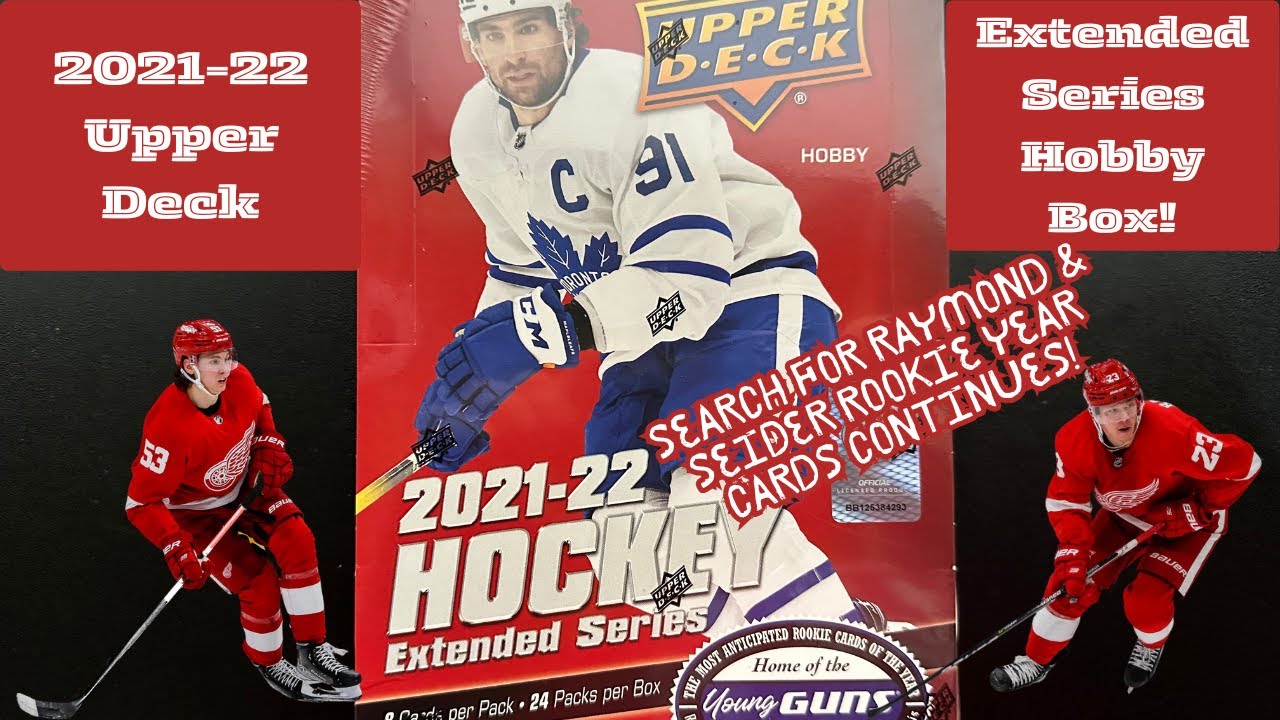 Набор коллекционных карточек Upper Deck Hockey Extended Series 2021-22! Поиски карточек Рэймонда ...