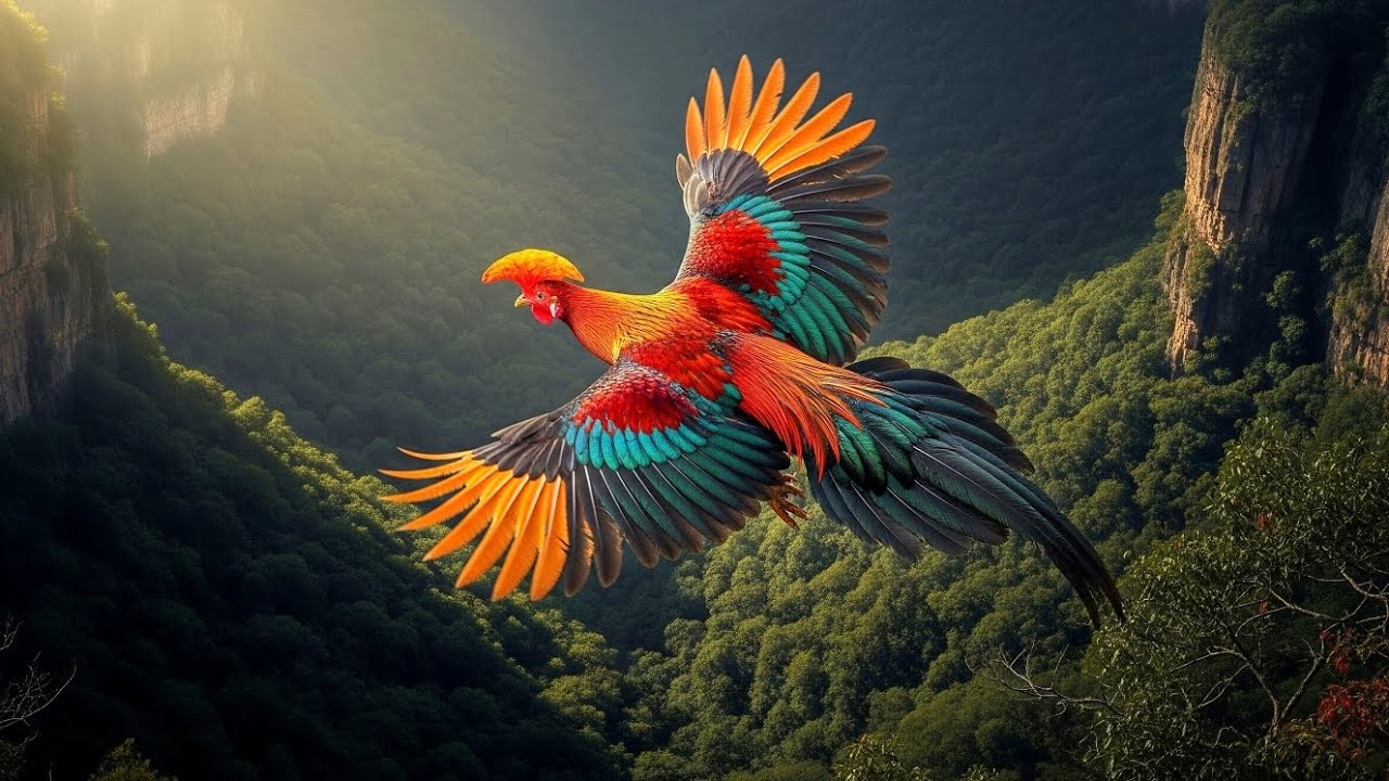 Linh Hồn Thầm Lặng Của Rừng Già Việt Nam - Gà Rừng Lông Đỏ