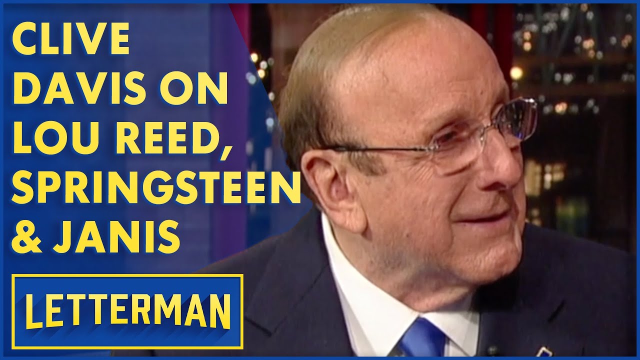Clive Davis Talks About Lou Reed, Springsteen, Janis Joplin And The Grateful Dead | Letterman