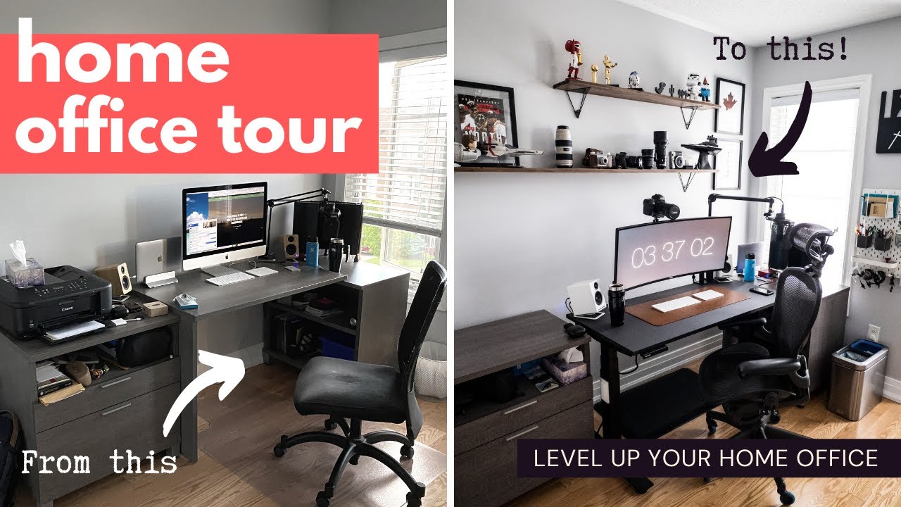 Home Office Tour | Work From Home Workspace and Desk Setup