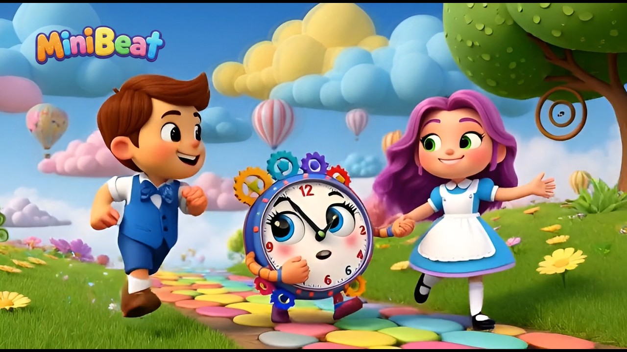 O Mundo Encantado do Relógio Maluco  | Música Infantil Animada Divertida
