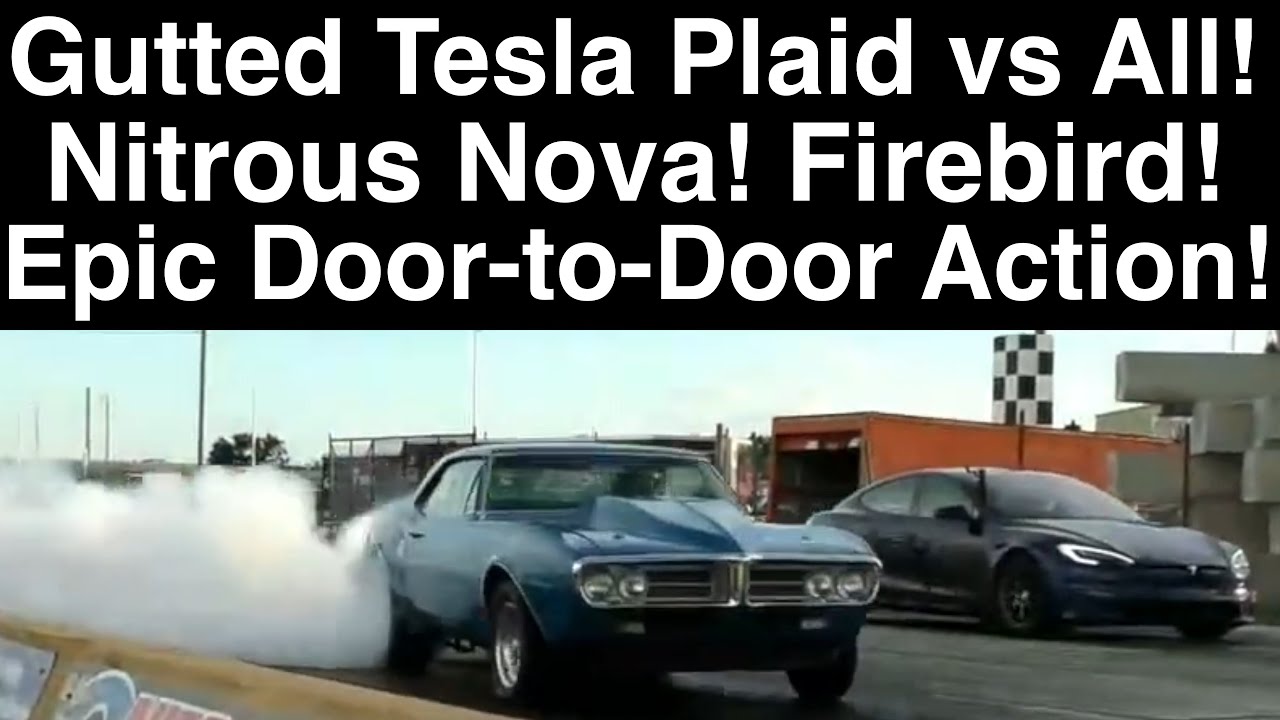 «Gutted Plaid» против «Big-Tire Nitrous Nova»! «Nitrous Blazer» с желобом! «Firebird» 1967 года! ...