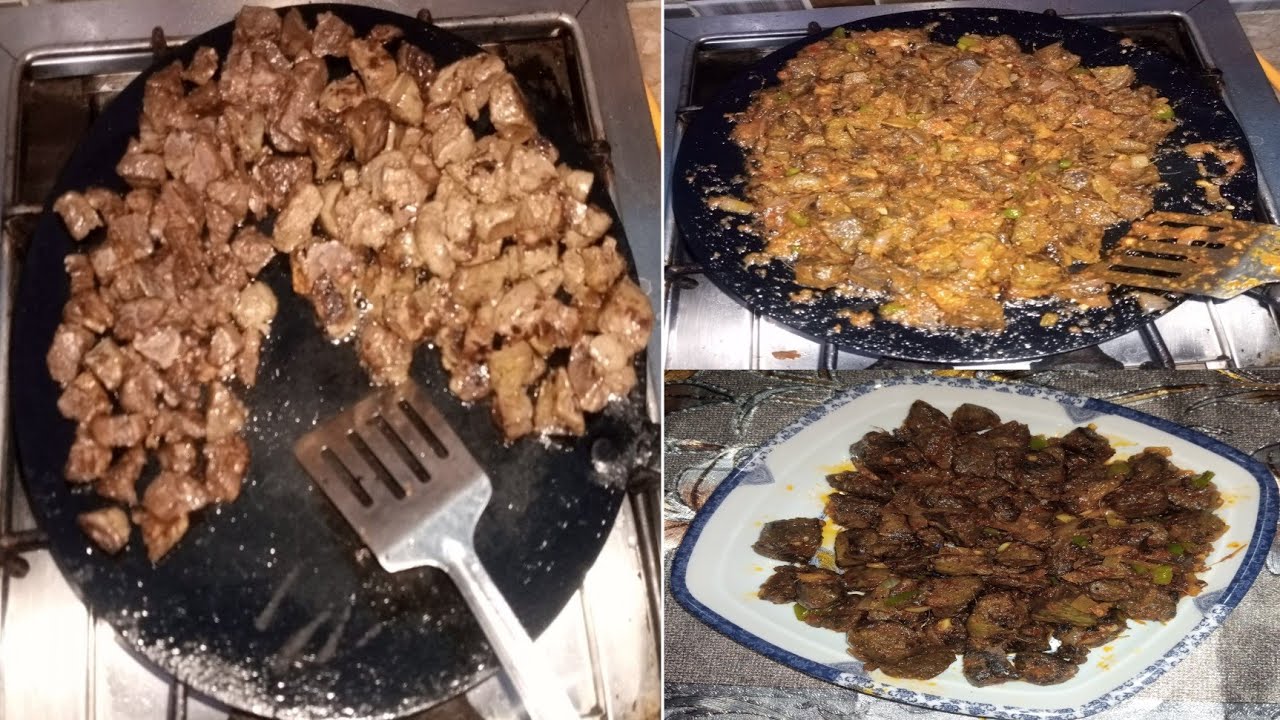 Tawa Fry Kaleji phipra recipe Beef Kaleji phipra Tawa Pakistan famous & special Street food recipe