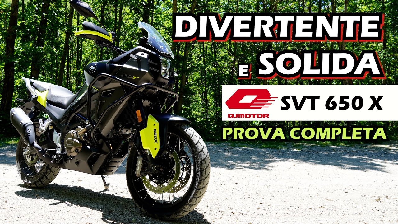 PROVA QJ MOTOR SVT 650X - DIVERTENTE E SOLIDA