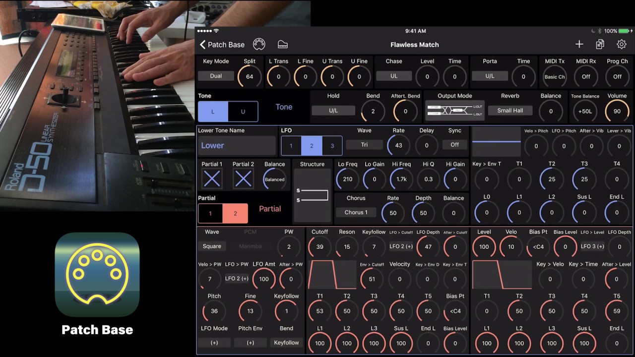 Roland D-50 Sound Design with Patch Base