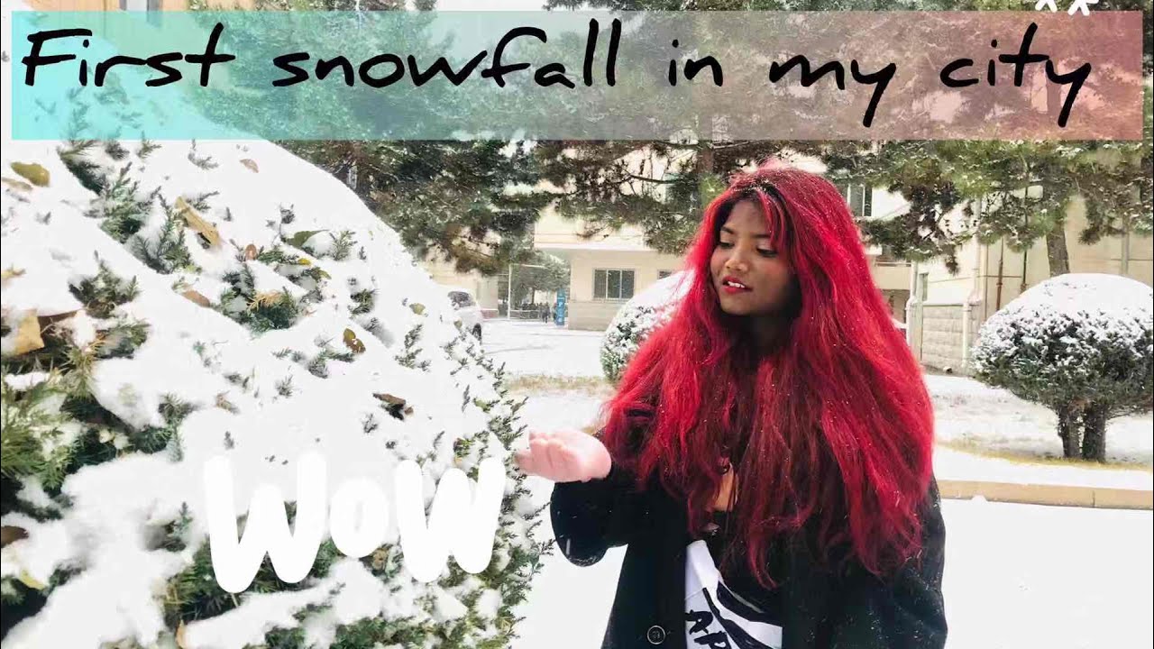 2021 First snowfall in HOHHOT, INNER MONGOLIA ,CHINA
