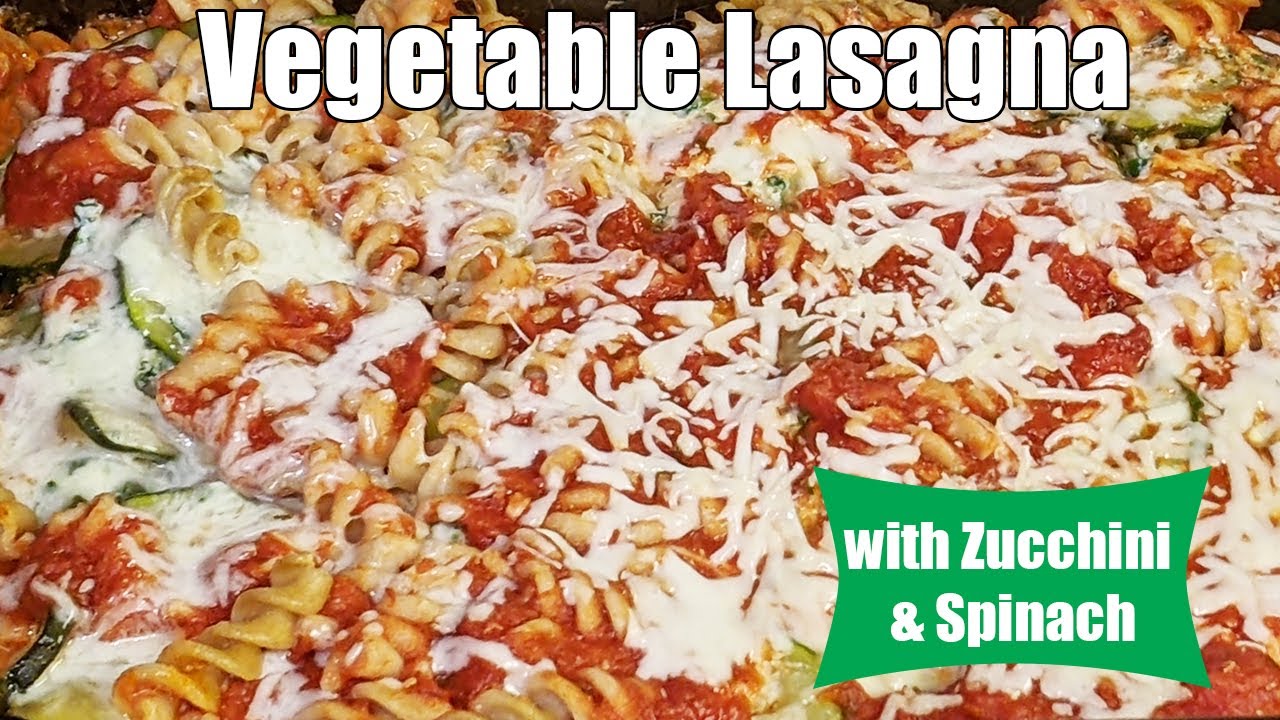 Vegetable Lasagna | Zucchini & Spinach | vegetarian | delicious and filling | hearty autumn dinner
