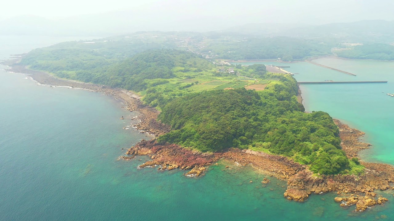 鹿児島県阿久根市脇本を空撮しました。  DJI Mavic2 pro