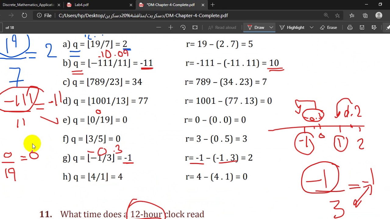 Ch4: Number Theory and Cryptography