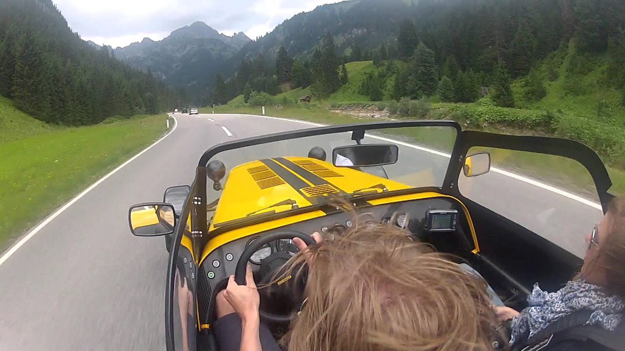 Caterham Roadsport 175 little mountain drive in Austria