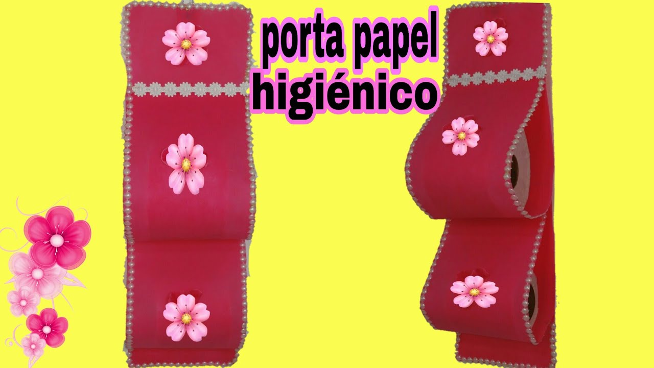 PORTA PAPEL HIGIÉNICO FÁCIL Y ECONÓMICO Easy and economical hygienic toilet paper holder