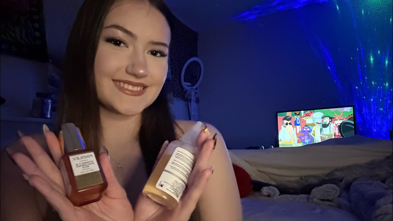 ASMR doing your skincare! 🧖 #asmr #tingles