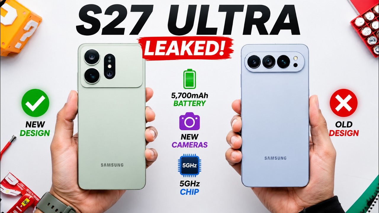 Samsung Galaxy S27 Ultra LEAKED! Huge Battery, New Cameras & 5GHz Snapdragon Chip!