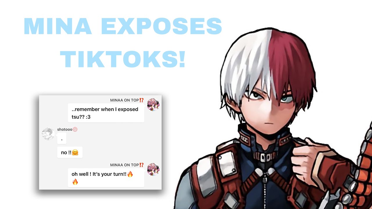 Mina exposes todoroki!! |mha exposing| pt.6/??| reupload| M3R2