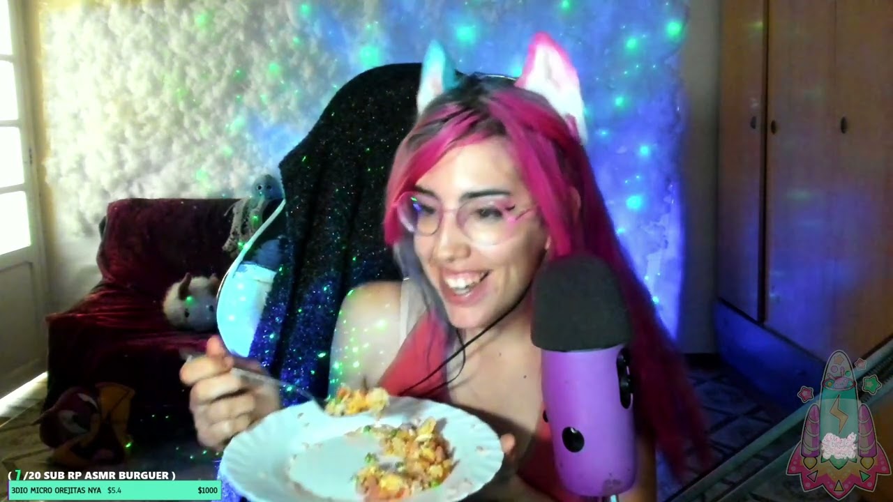 ASMR comiendo y charlando de la vida / CON TU CAT GIRL favorita nya