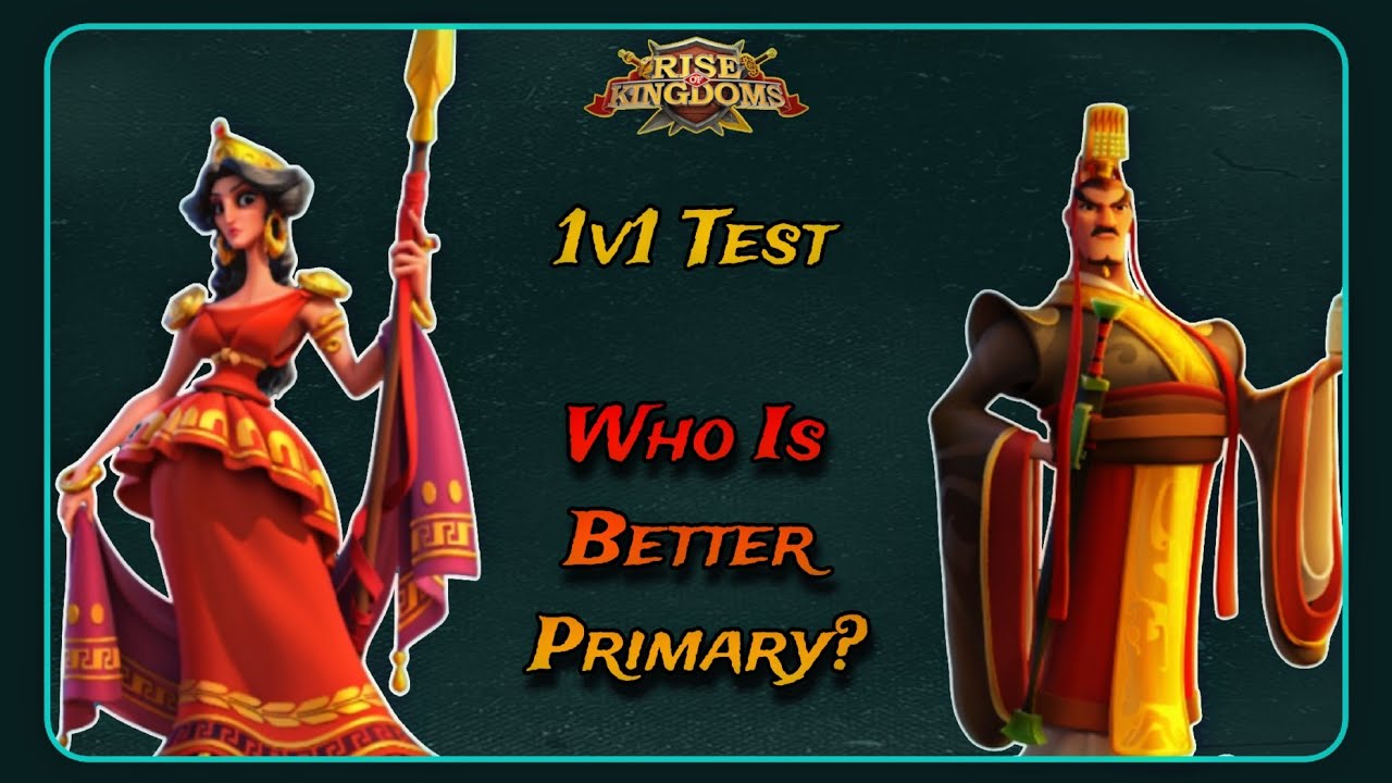 Gorgo/Liu Che or Liu Che/Gorgo? (1v1 Test vs Archer) - Rise of Kingdoms