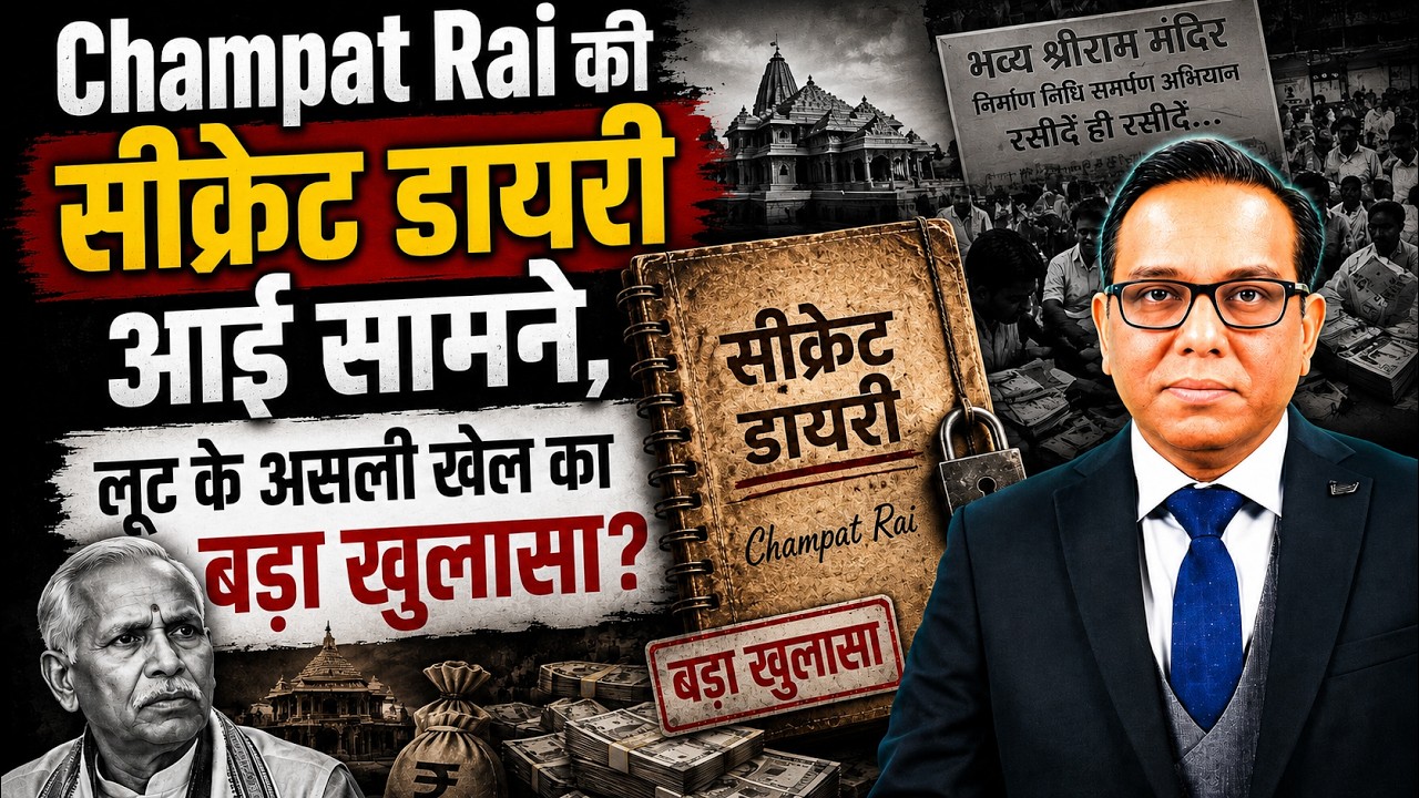Champat Rai की सीक्रेट डायरी आई सामने, लूट के असली खेल का बड़ा खुलासा? || Ashok Kumar Pandey