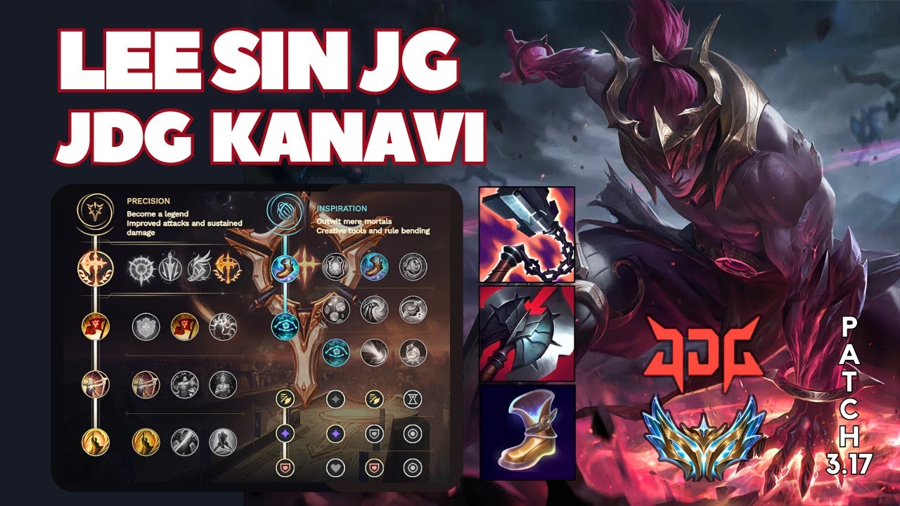 JDG Kanavi plays Lee Sin JG vs Nidalee | Challenger Pro Replay Korea Patch 13.17