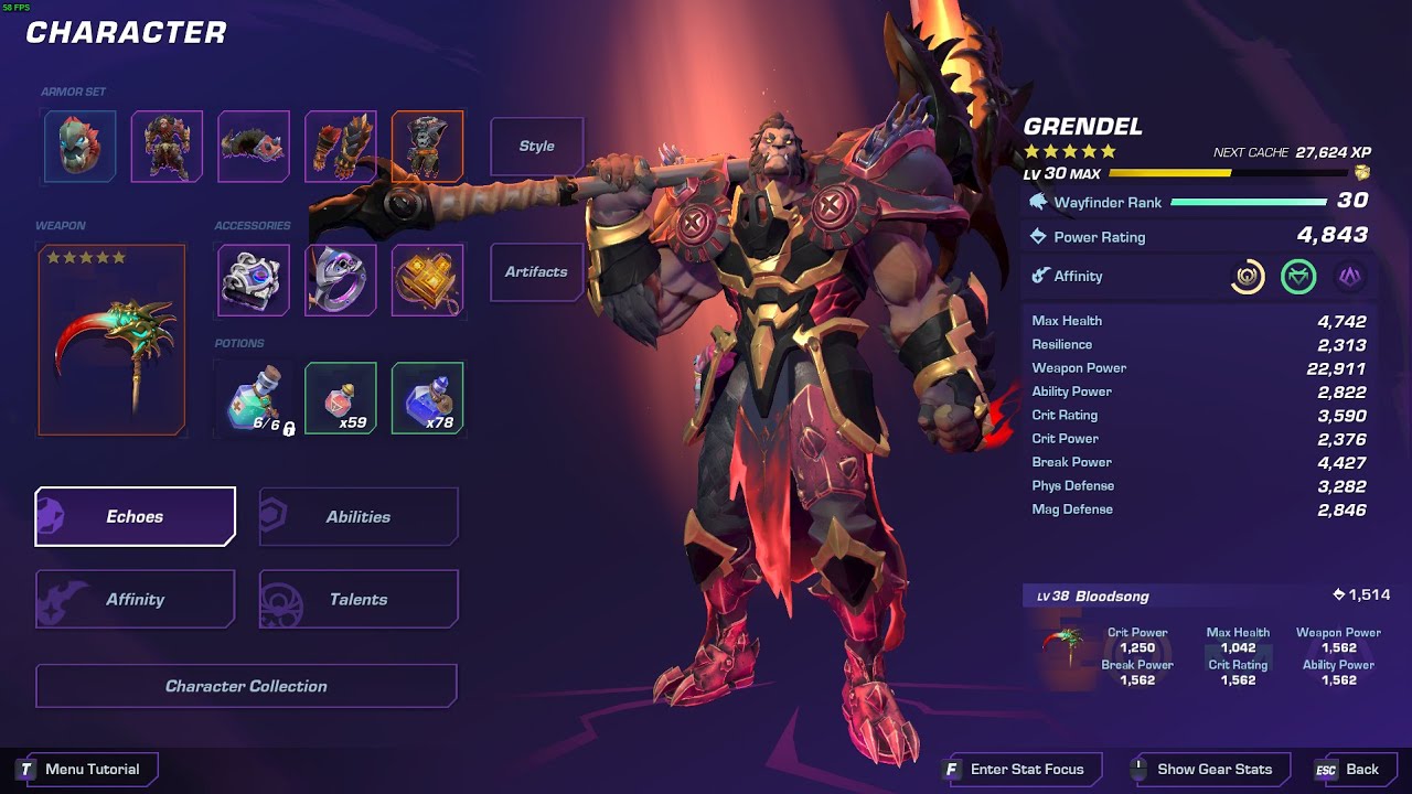 Grendel's Bloodsong | Weapon Power Grendel Build Guide [Wayfinder]