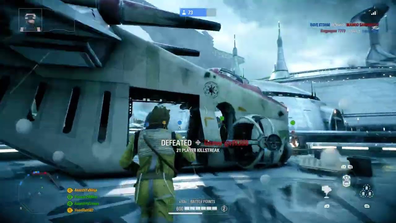 Bossk tries to sink Kamino into the ocean! - Star Wars Battlefront 2