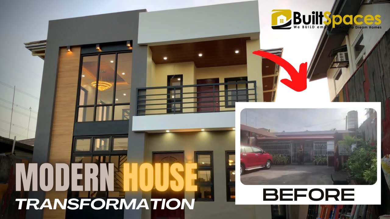 HOUSE TRANSFORMATION | 125SQM MODERN HOUSE DESIGN BY BUILTSPACES