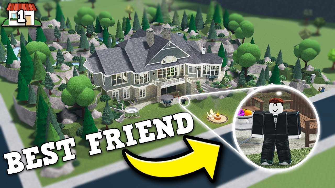 Building My BEST FRIEND His DREAM HOUSE in Bloxburg! (#1)