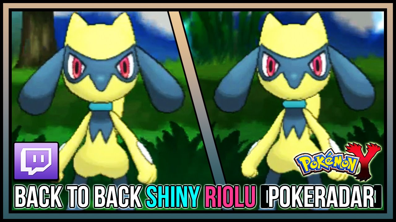 Back to Back Shiny Riolu On Fast Music Via PokeRadar | Pokemon X/Y