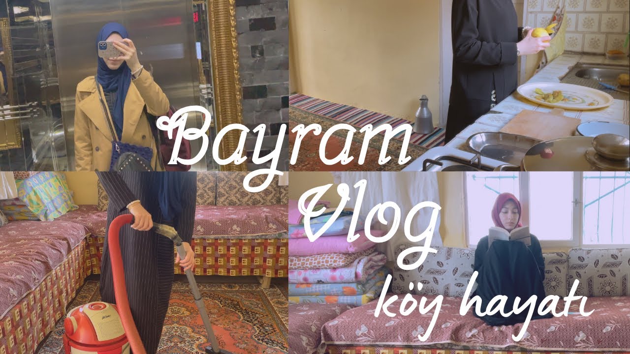 minilog|| köyde sakin bir ramazan bayramı | son iftar, temizlik, yemek, bağ, bahçe ⛅️🏡