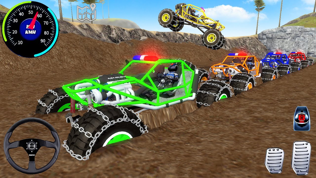 Juegos De Carros - Extreme Racing Police Crawlers Dirt Car Driving Off-Road - Android IOS [Gameplay]