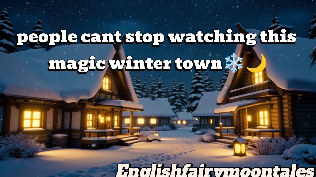 “The Most Beautiful Ghibli‑Style Snow Ambience on YouTube ❄️❄️🌙✨”“Viral Ghibli Snow Town ❄️❄️❄️❄️