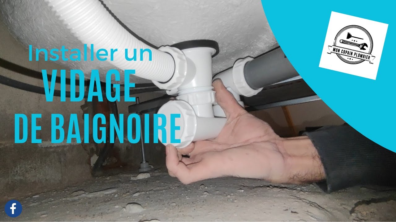 Installer un vidage de baignoire