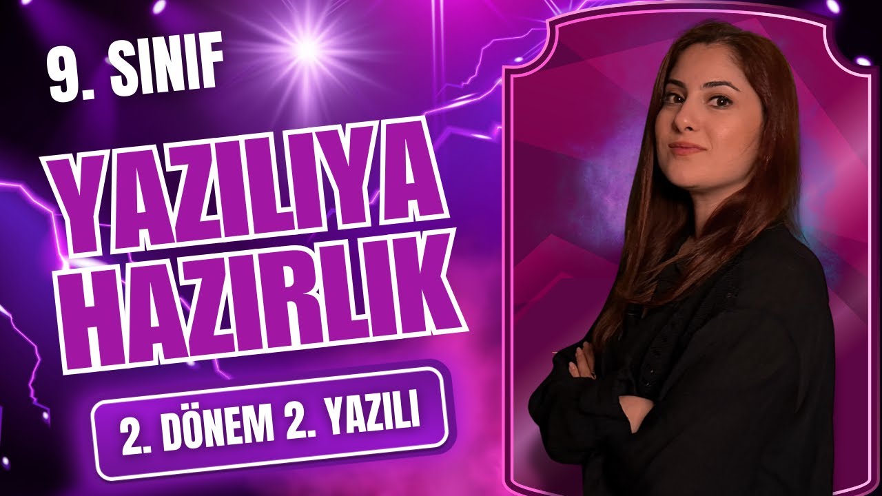 9. SINIF - 2. DÖNEM 2. YAZILI - BİYOLOJİ - YAZILIYA HAZIRLIK + PDF