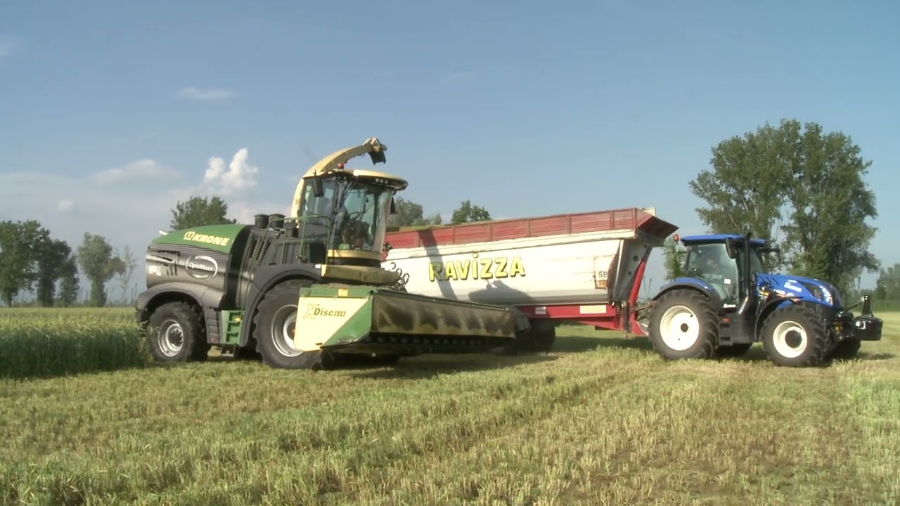 Krone BigX 1180 edizione speciale-trattori Fendt-Claas-New Wolland dumper Bossini Pagliari Ravizza