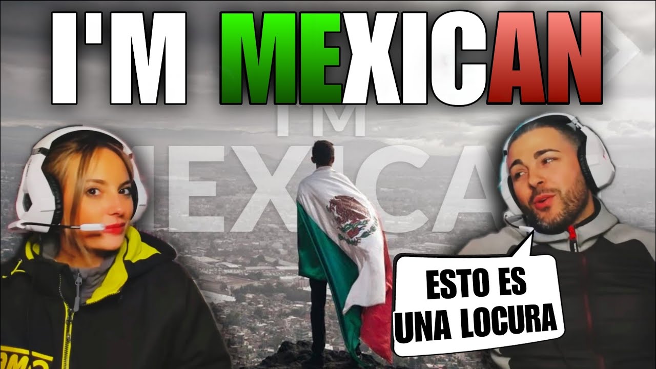 🇪🇸 MI NOVIO ESPAÑOL REACCIONA a I'M MEXICAN I HUNTERS 🇲🇽 *quedó ENAMORADO de MÉXICO*😍
