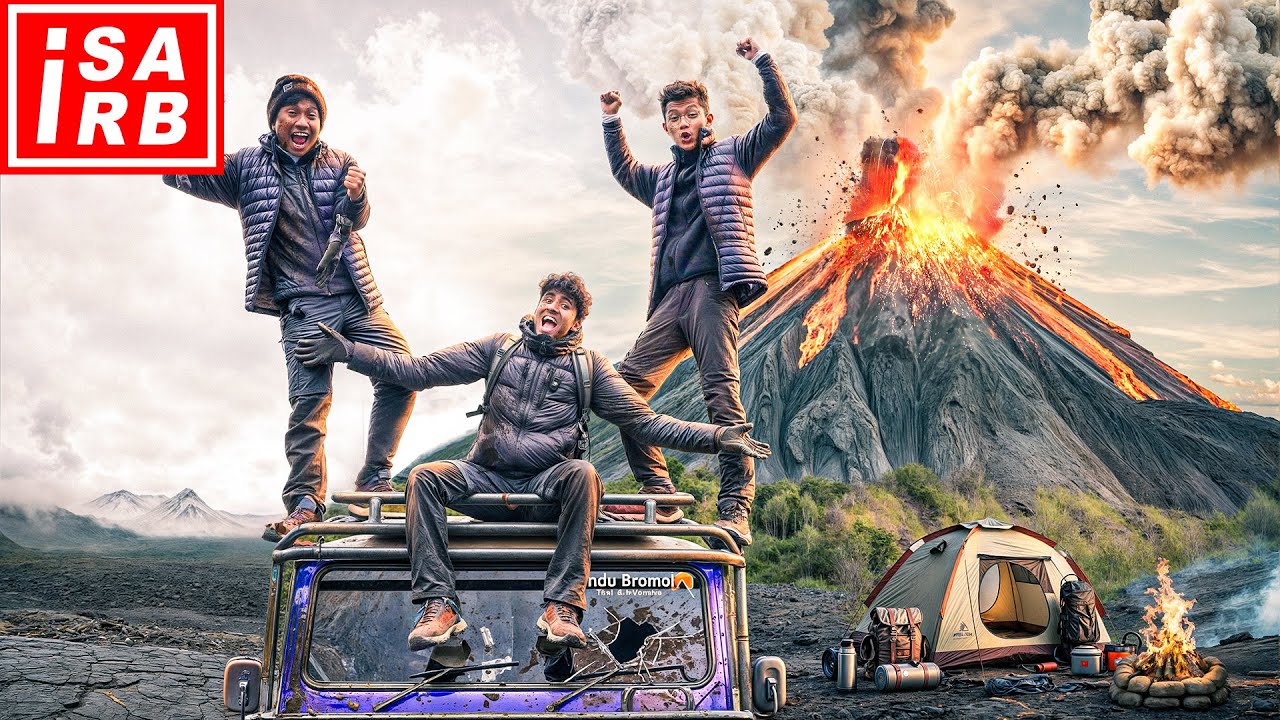 BERMALAM DI TEPI GUNUNG BERAPI : 24 JAM !!
