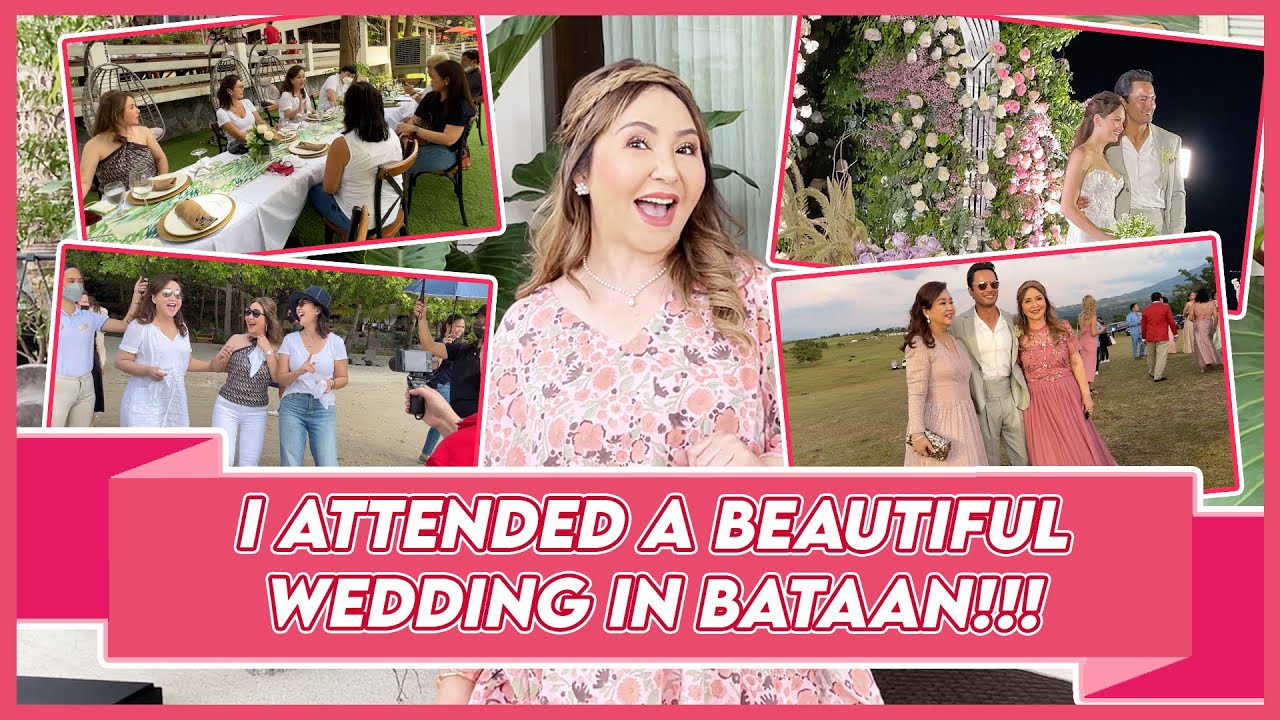 ATTENDED DEREK & ELLEN'S WEDDING + BATAAN TOUR| Small Laude