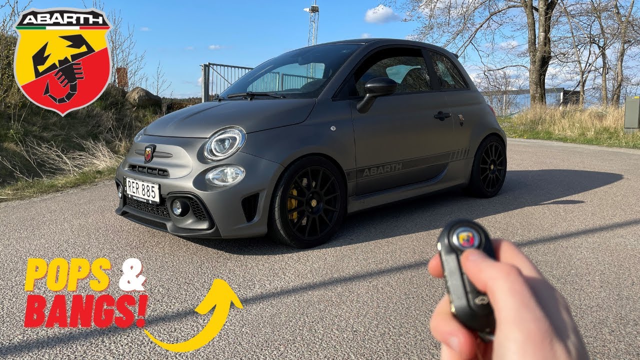 2019 Abarth 595 Competizione || TUNED POPS & BANGS || 4K POV Test Drive