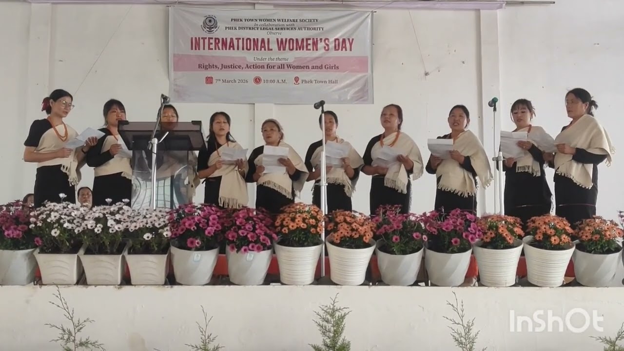 Folk Tune by Bethel Ward, Phek Town at International women's day celebration 2025