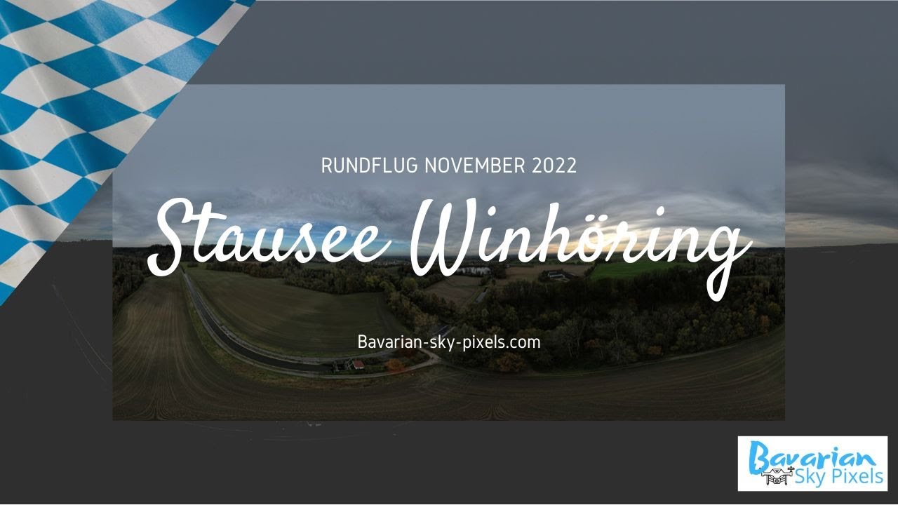 Novemberrundflug Stauweiher #bayern #dji