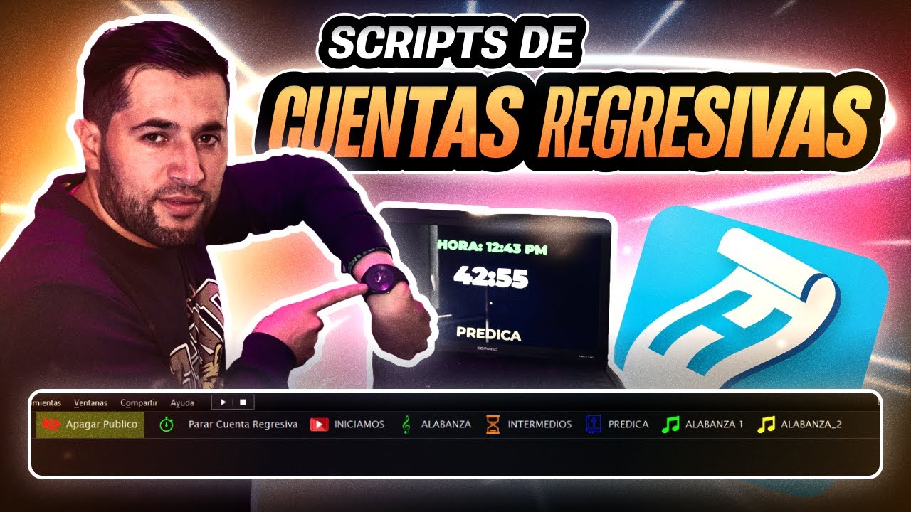 🕒 Cómo Crear una CUENTA REGRESIVA en Holyrics 🎯 [100% Automático]