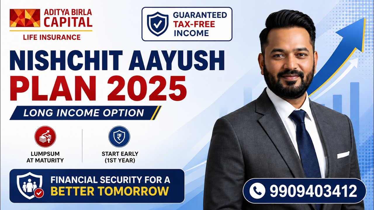 Aditya Birla Sun Life Insurance Nishchit Aayush plan 2025 | ABSLI Nishchit Aayush plan | Long Income