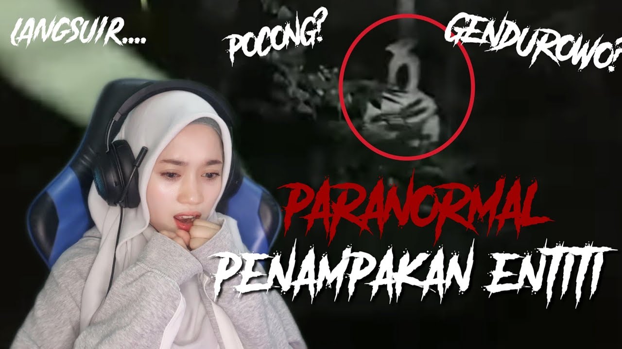 PENAMPAKAN HANTU TERTANGKAP OLEH YOUTUBER INDONESIA | REACTION