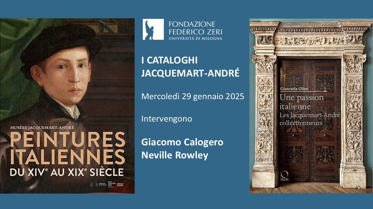 Presentazione dei cataloghi Jacquemart-André - Neville Rowley