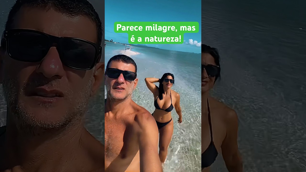 Achamos esse fen&ocirc;meno natural no litoral brasileiro! #praia #turismo #shortsvideo #shorts #beach