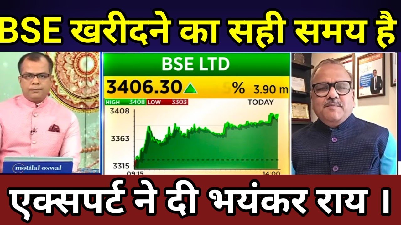 BSE share latest news, BSE share anelysis, BSE share target, bse share hold ?5 साल मे कहां तक जाएगा?