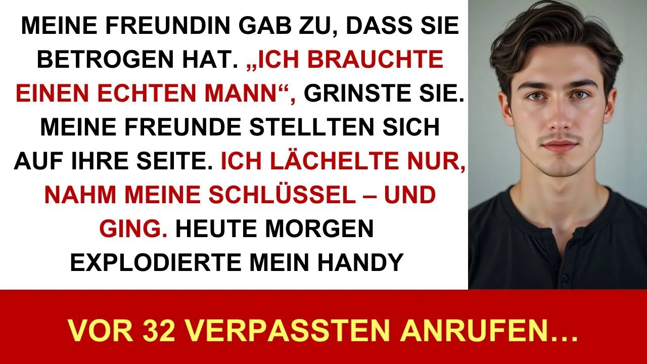 Meine Freundin gestand Fremdgehen： „Ich brauchte einen echten Mann“, grinste sie  Freunde bei ihr