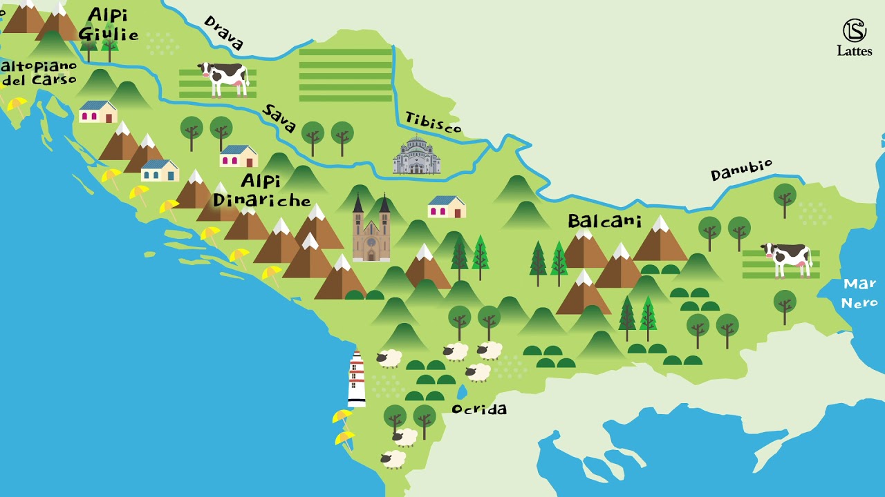 La regione balcanica
