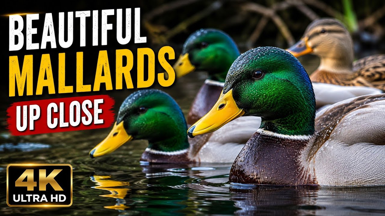 MALLARD DUCKS: BIRD OF THE WEEK. Stunning Bird Footage #ducks #irelandwildlife